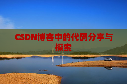 CSDN博客中的代码分享与探索